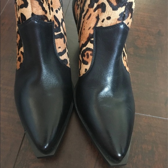 NWOT Free People Kaydence Leopard Boots - Picture 7 of 16